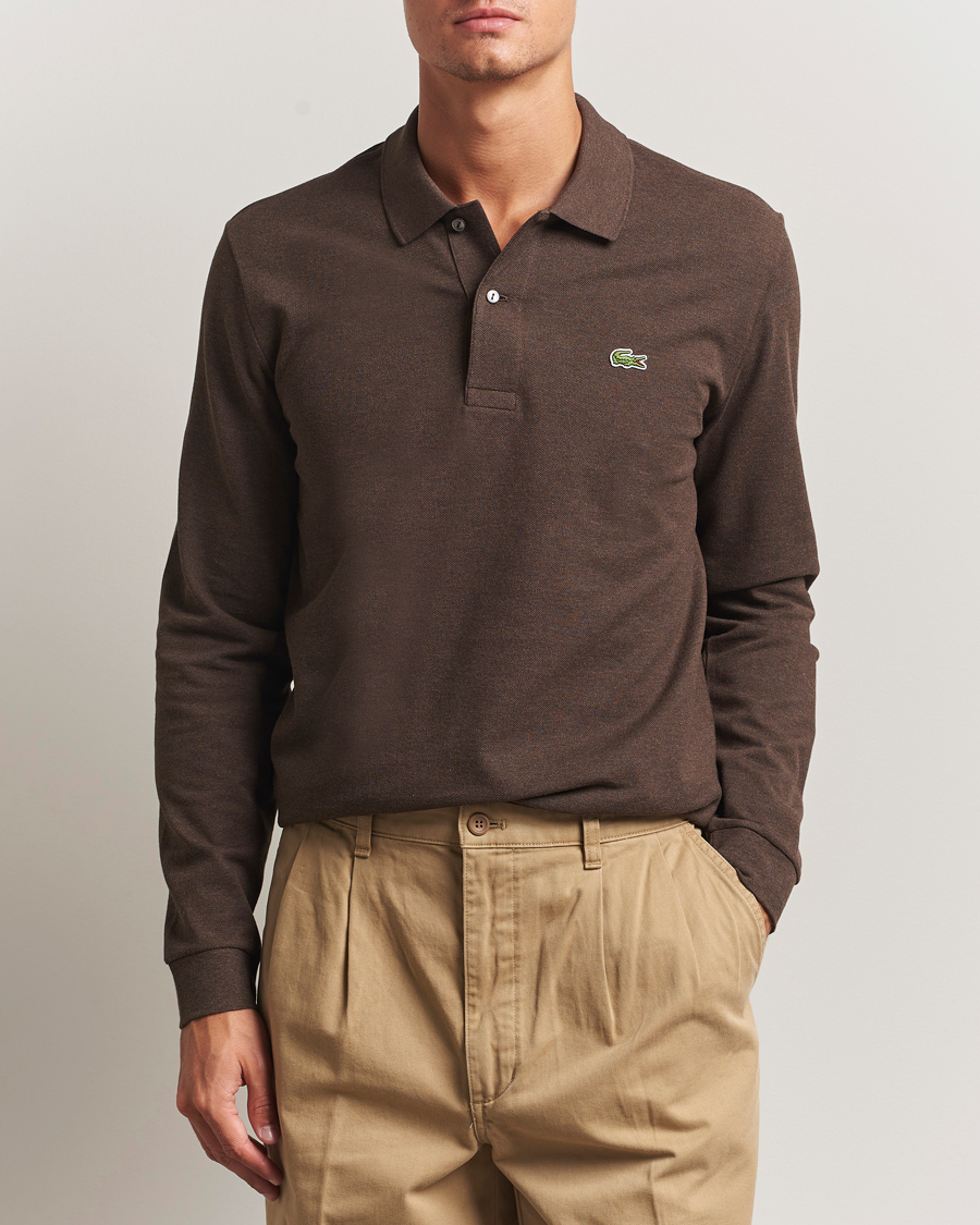 Herr | Pikéer | Lacoste | Original Long Sleeve Polo Piké Tanin Chine