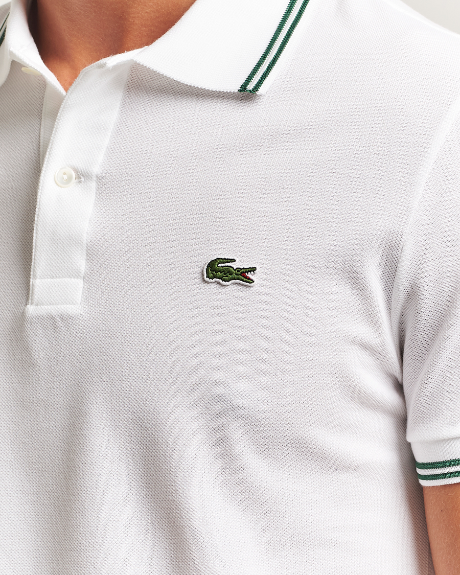 Herr | Pikéer | Lacoste | Original Tipped Polo Piké White