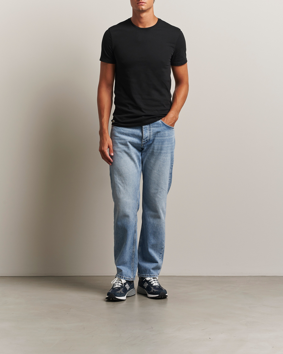 Herr | T-Shirts | Lacoste | 3-Pack Crew Neck T-Shirt Black