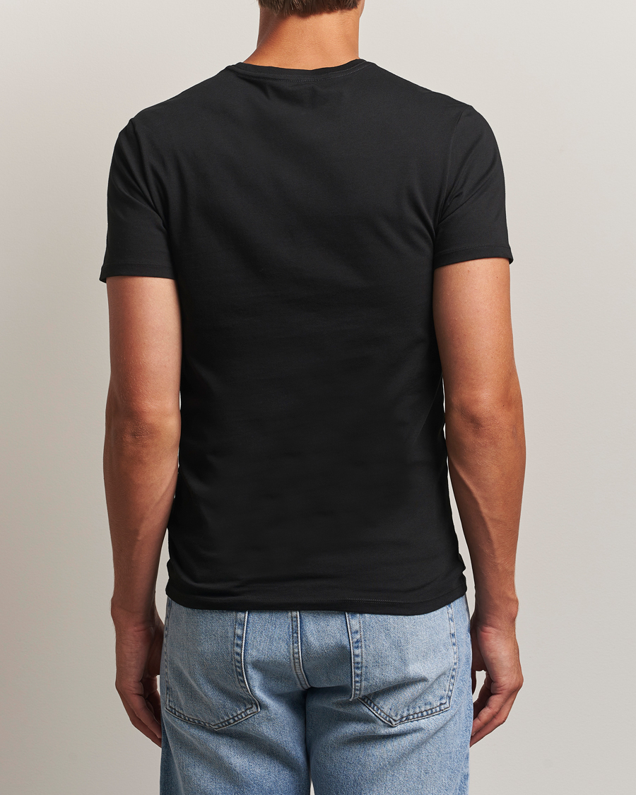 Herr | T-Shirts | Lacoste | 3-Pack Crew Neck T-Shirt Black