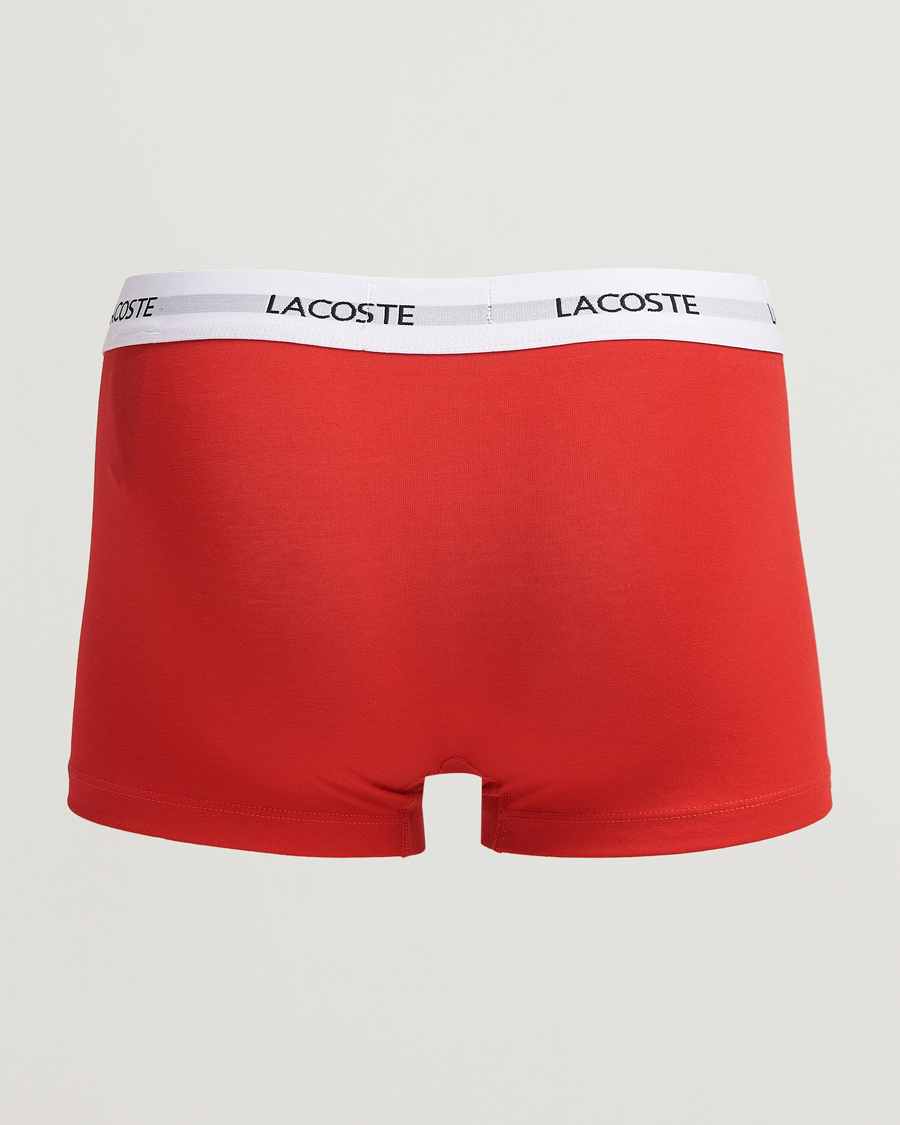 Herr | Underkläder | Lacoste | 3-Pack Stretch Cotton Trunks Navy/White/Red