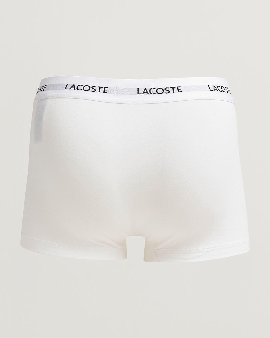 Herr | Underkläder | Lacoste | 3-Pack Stretch Cotton Trunks Black/White/Grey
