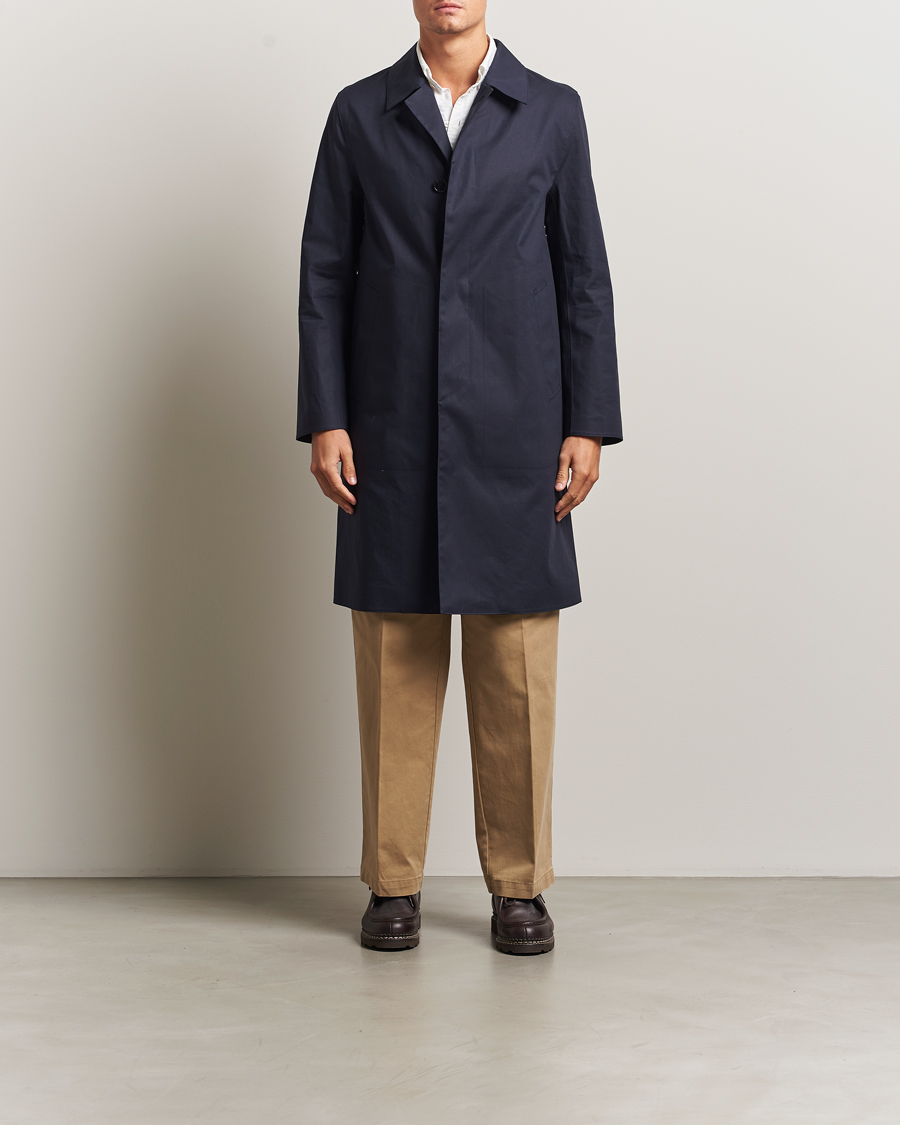 Herr | Jackor | Mackintosh | Dunkeld Car Coat Navy