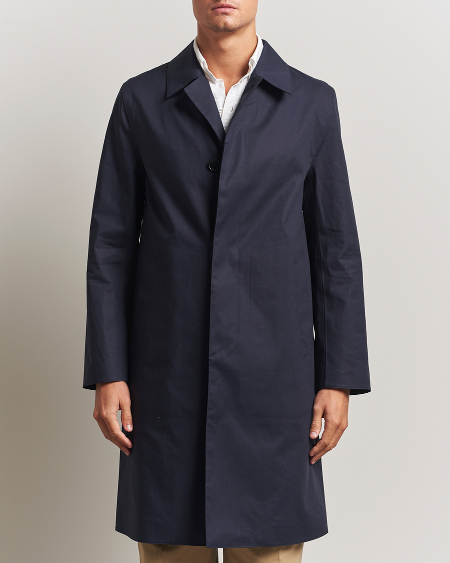 Herr | Jackor | Mackintosh | Dunkeld Car Coat Navy