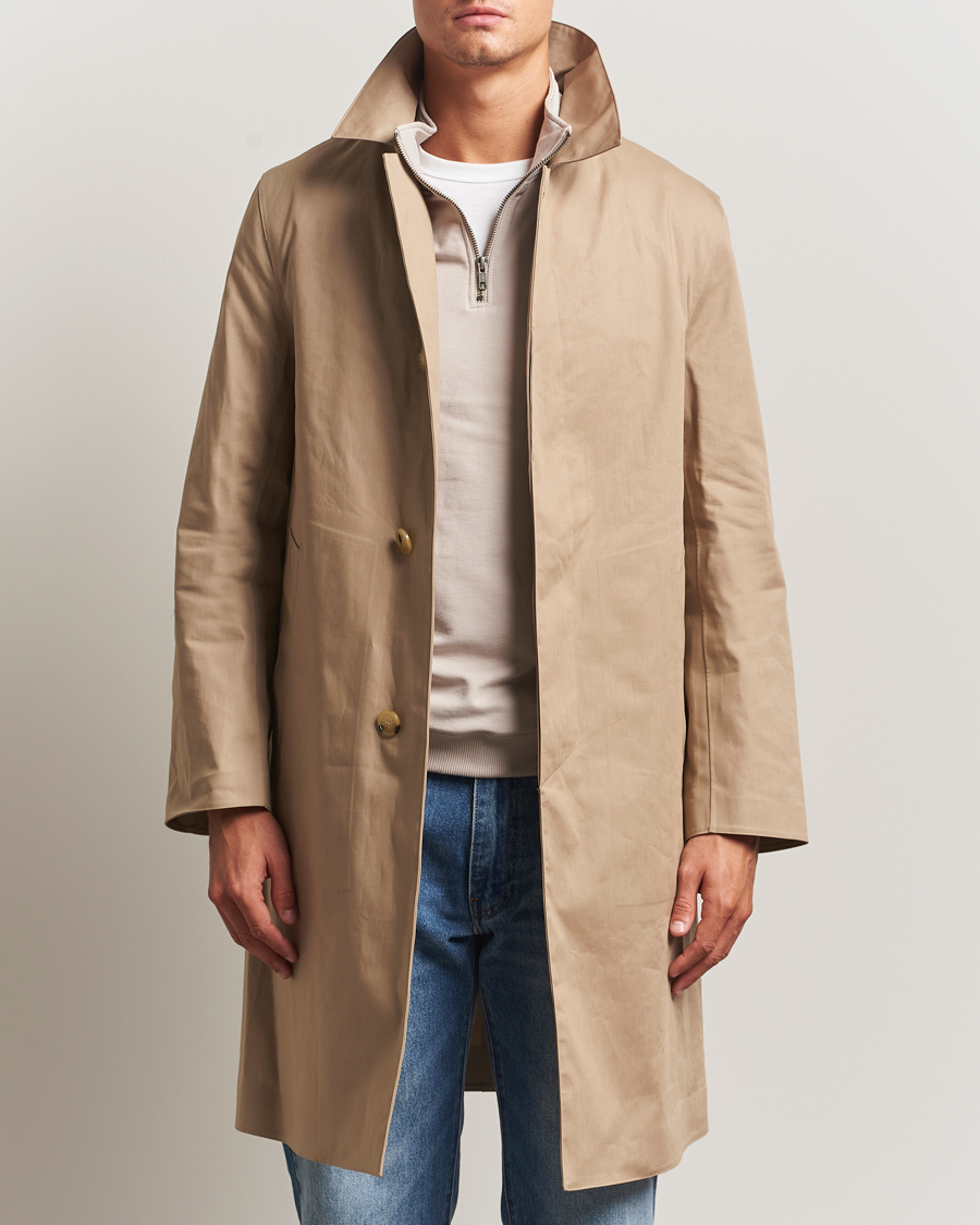 Herr | Jackor | Mackintosh | Dunkeld Car Coat Fawn