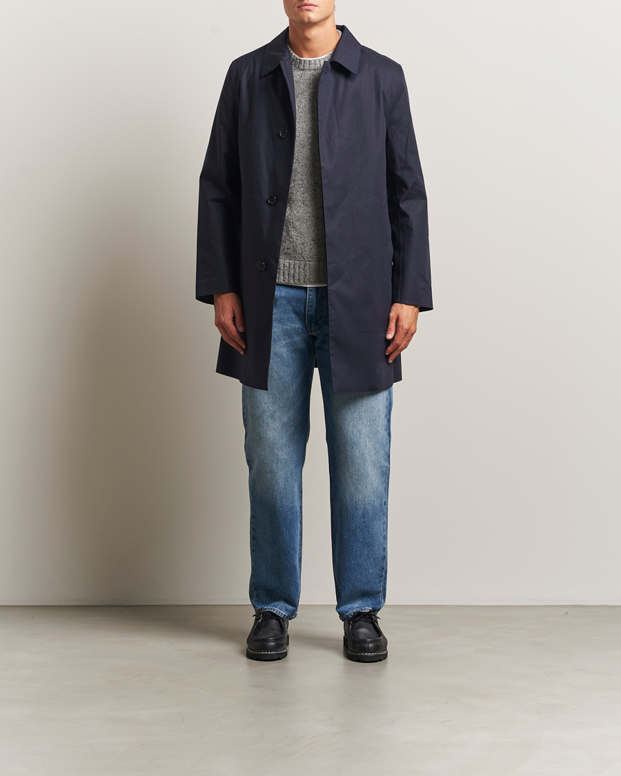Herr | Jackor | Mackintosh | Dunoon Car Coat Navy