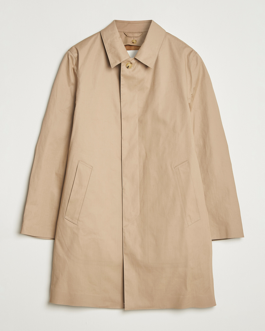 Herr | Jackor | Mackintosh | Dunoon Car Coat Fawn