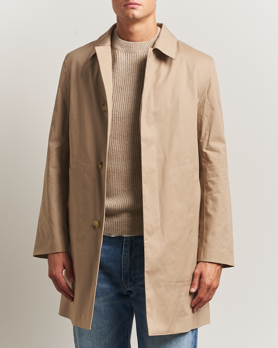 Herr | Jackor | Mackintosh | Dunoon Car Coat Fawn