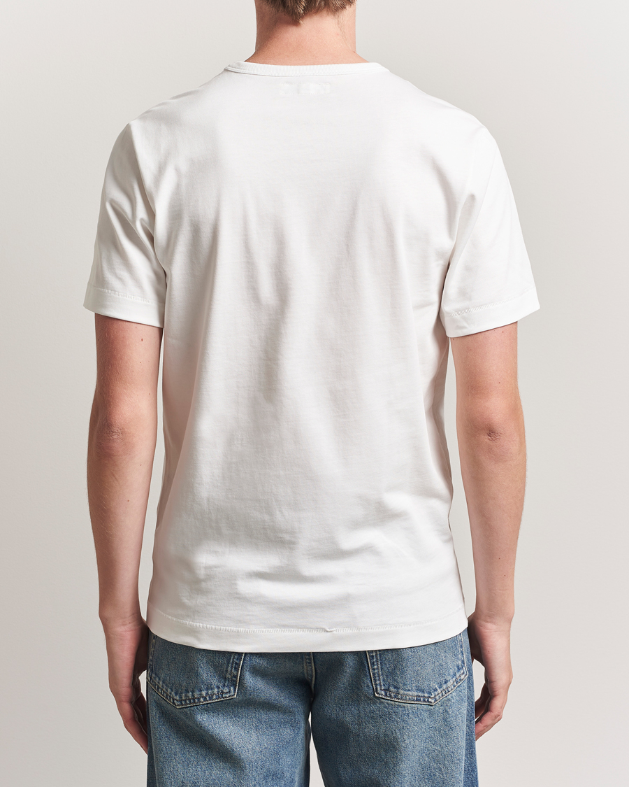 Herr | T-Shirts | Merz b. Schwanen | Classic Fit Sturdy Loopwheeled T-Shirt White