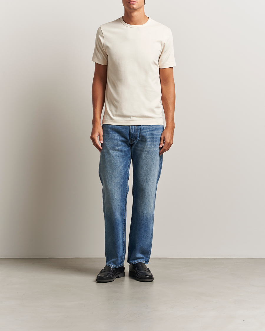 Herr | T-Shirts | Merz b. Schwanen | Classic Fit Sturdy T-Shirt Nature