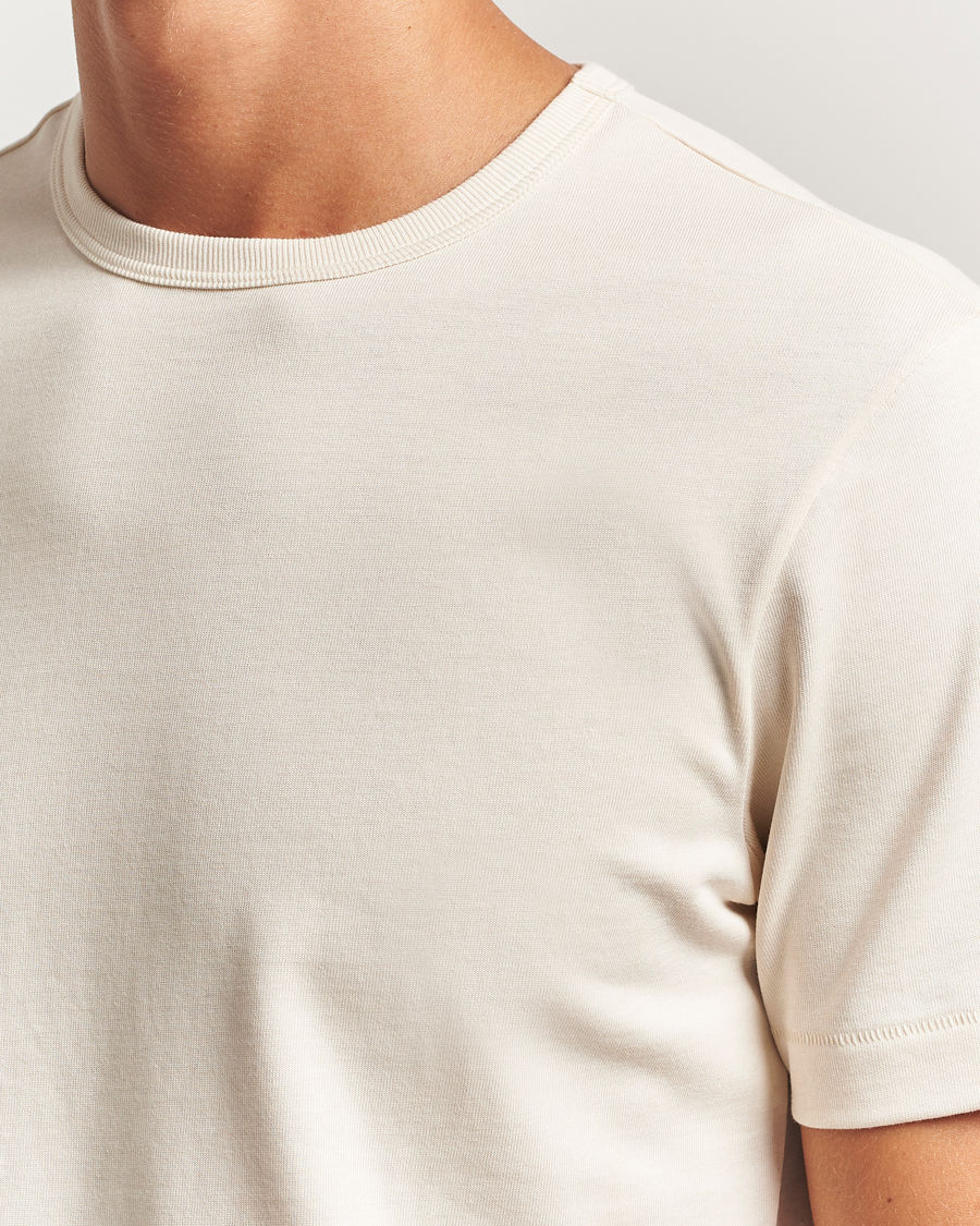 Herr | T-Shirts | Merz b. Schwanen | Classic Fit Sturdy T-Shirt Nature