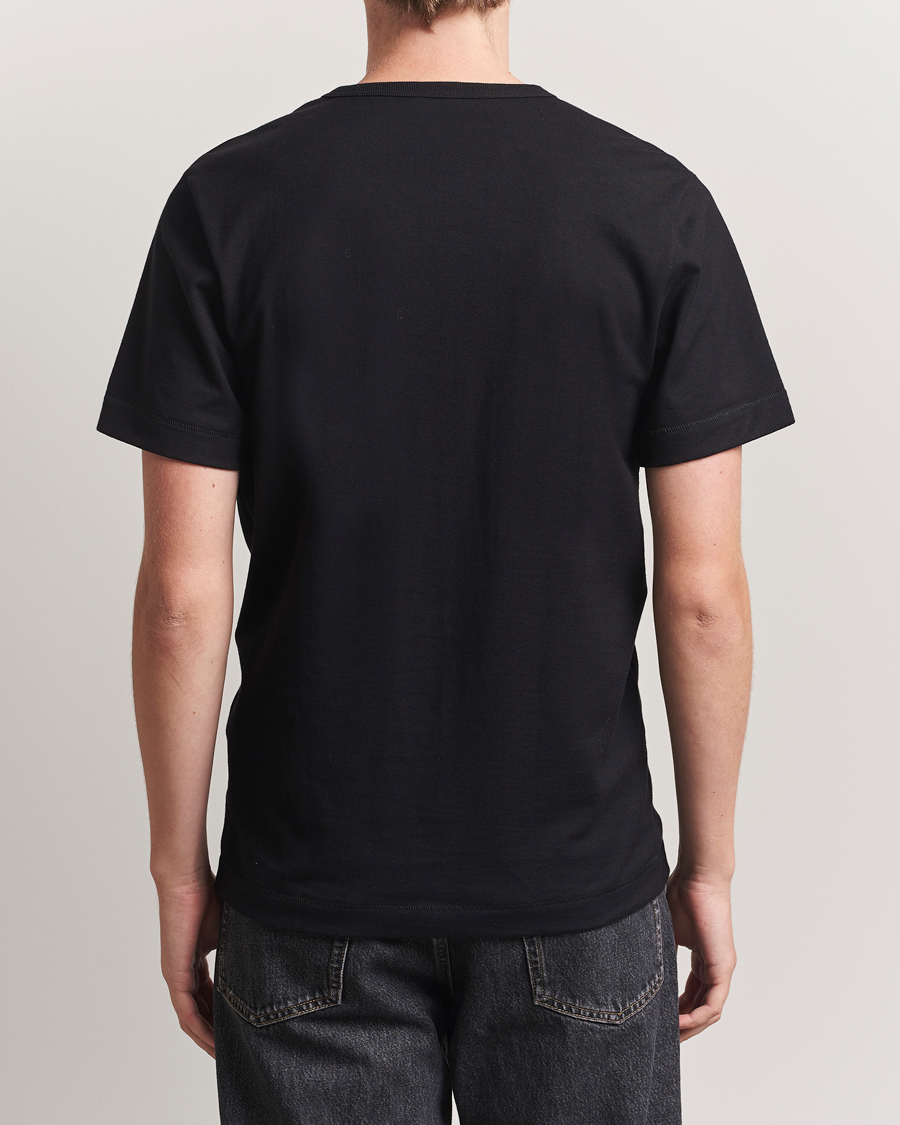 Herr | T-Shirts | Merz b. Schwanen | Classic Fit Sturdy Loopwheeled T-Shirt Black