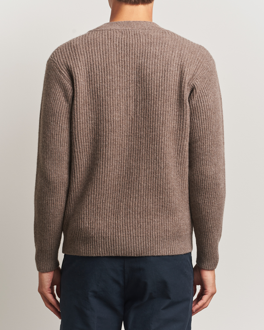 Herr | Tröjor | Merz b. Schwanen | Merino/Cashmere Knitted Cardigan Grain