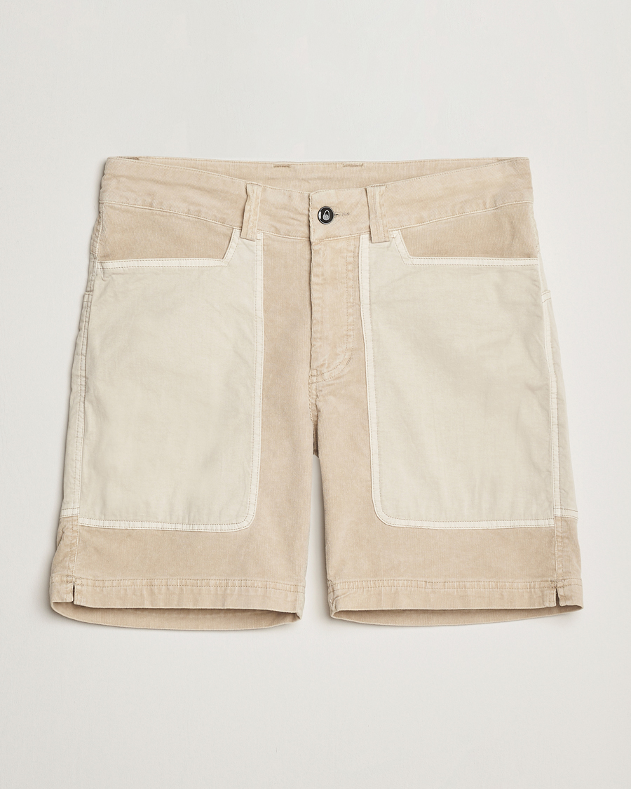 Herr | Shorts | Sail Racing | Blocked Corduroy Shorts Feather Grey