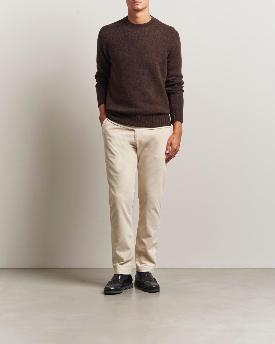 Herr | Byxor | NN07 | Theo Regular Fit Corduroy Chinos Ivory