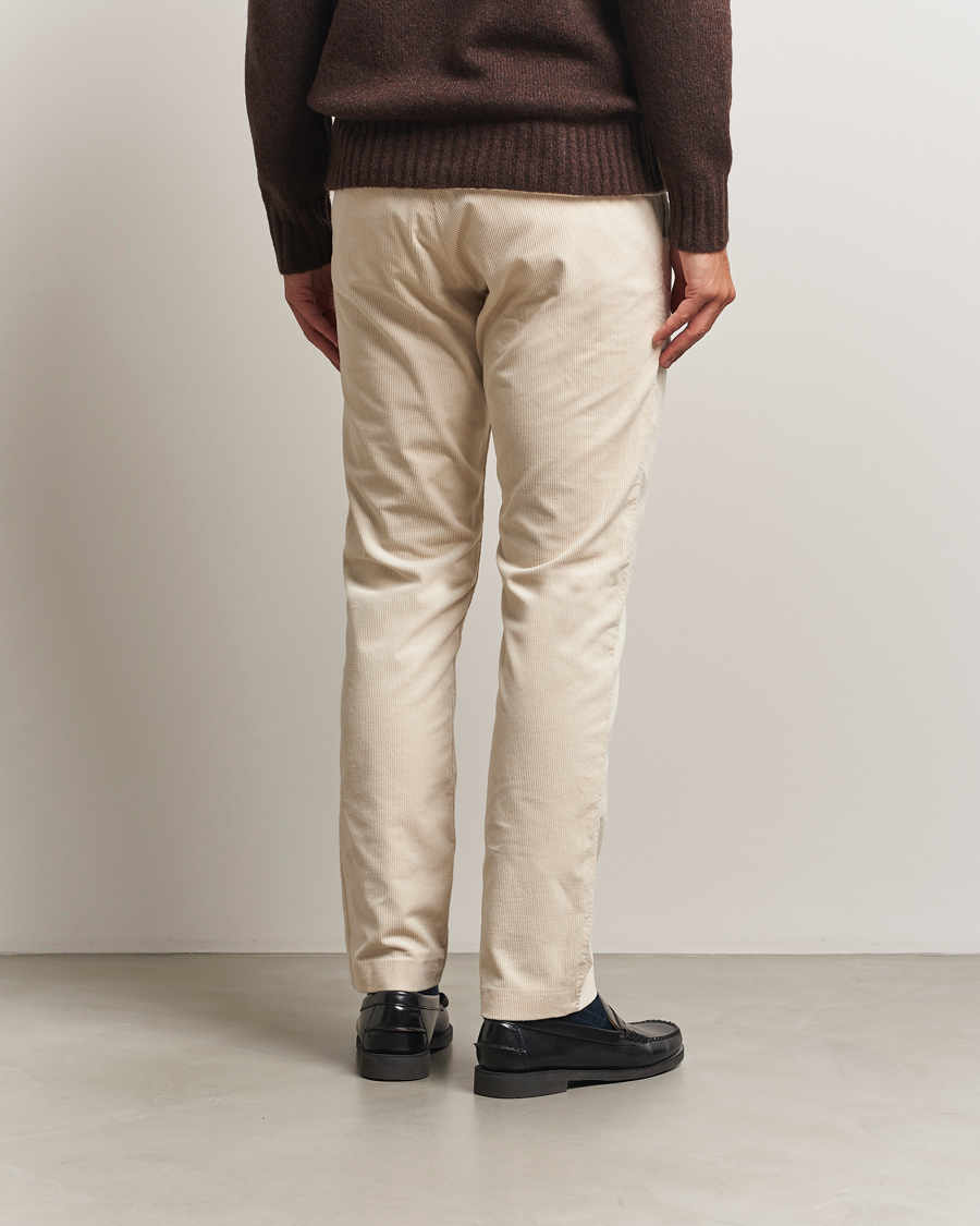 Herr | Byxor | NN07 | Theo Regular Fit Corduroy Chinos Ivory