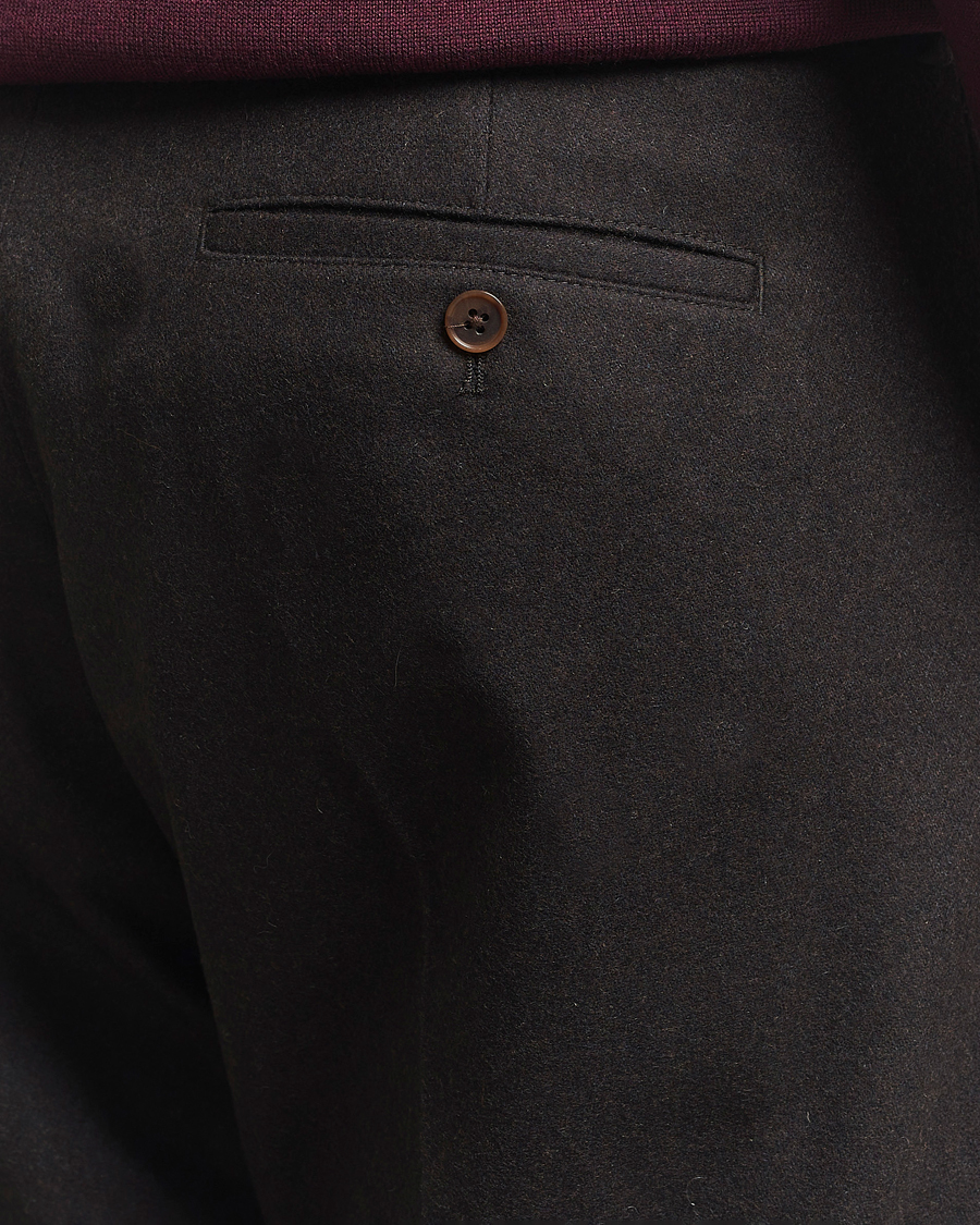 Herr | Byxor | NN07 | Bill Wool Pleated Trousers Brown