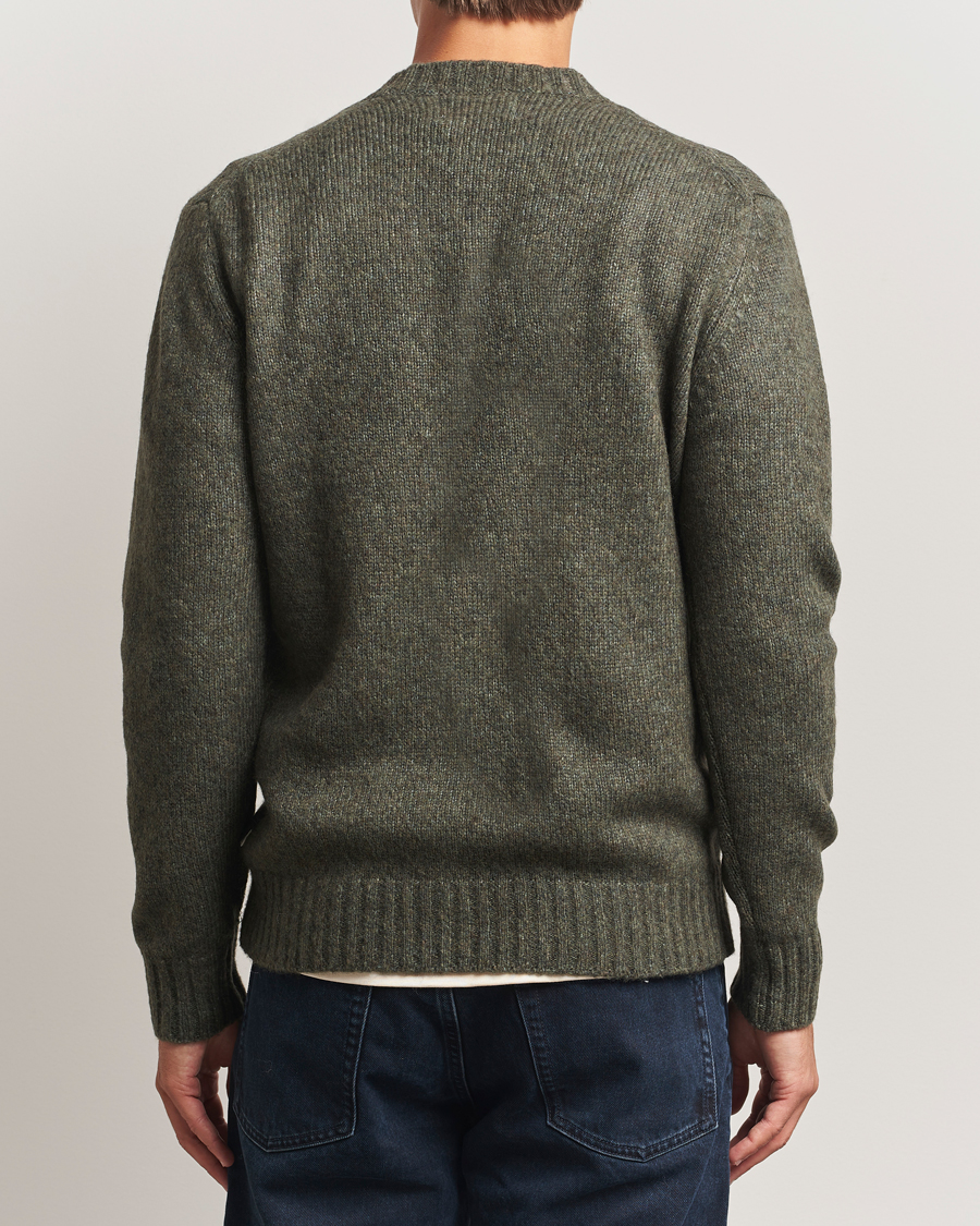 Herr | Tröjor | NN07 | Lee Wool Knitted Sweater Capers Green