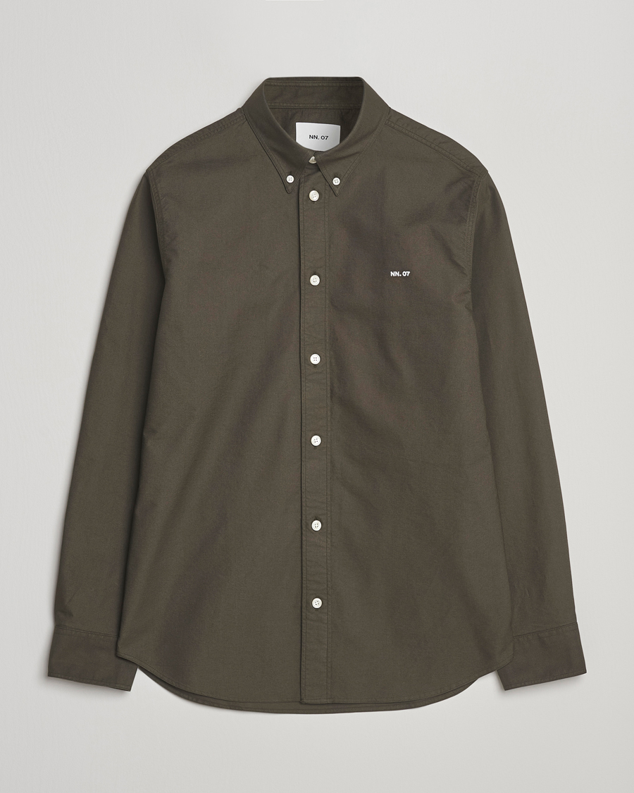 Herr | Skjortor | NN07 | Colby Oxford Shirt Dark Army