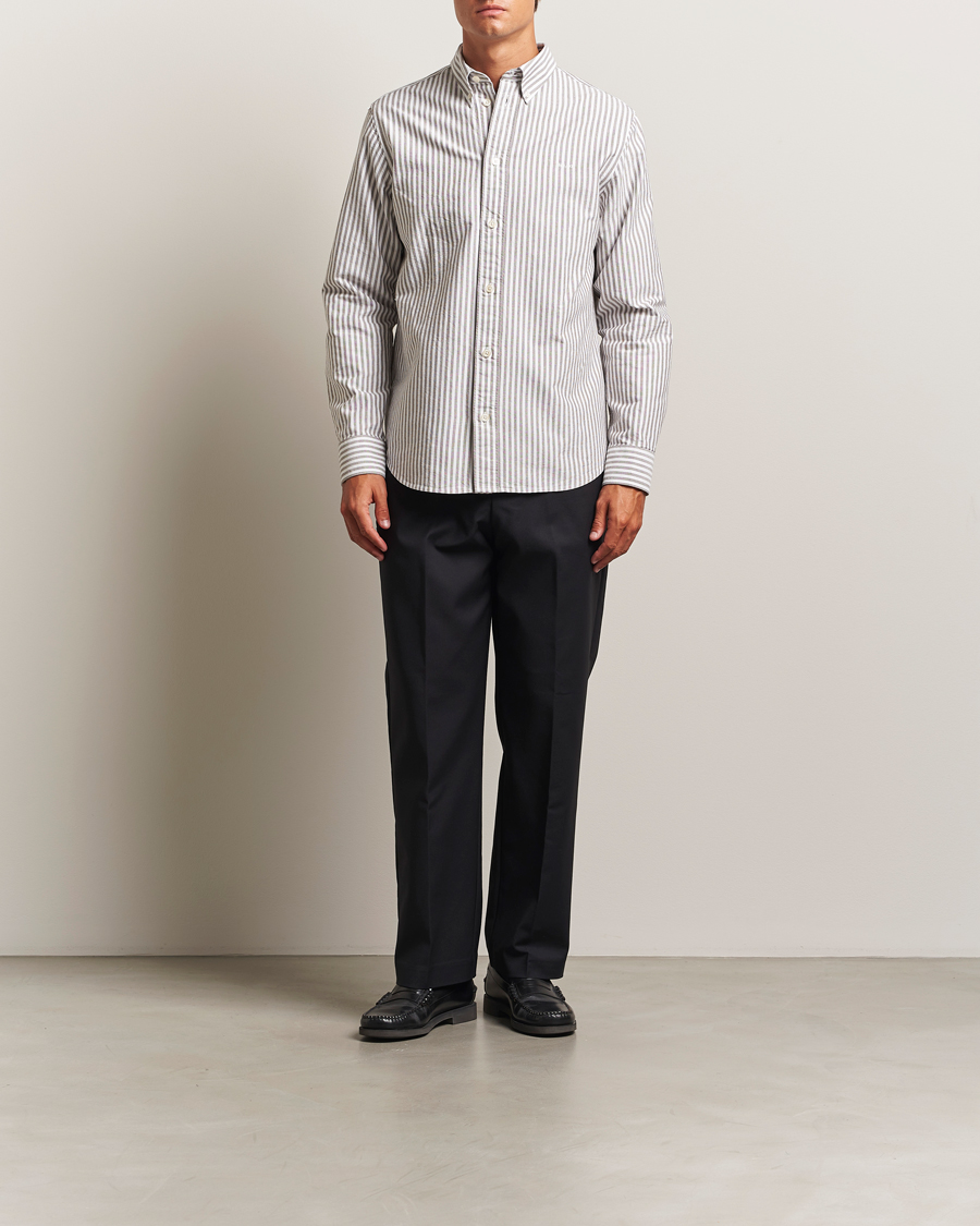 Herr | Skjortor | NN07 | Colby Oxford Shirt Brown/White