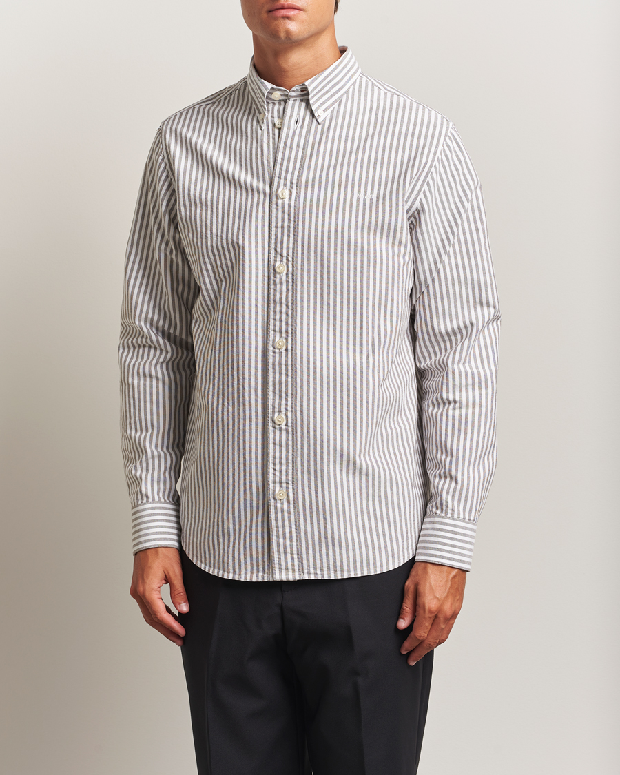 Herr | Skjortor | NN07 | Colby Oxford Shirt Brown/White