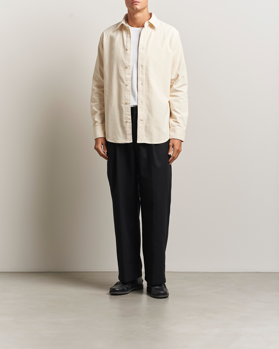 Herr | Skjortor | NN07 | Colby Corduroy Overshirt Ivory