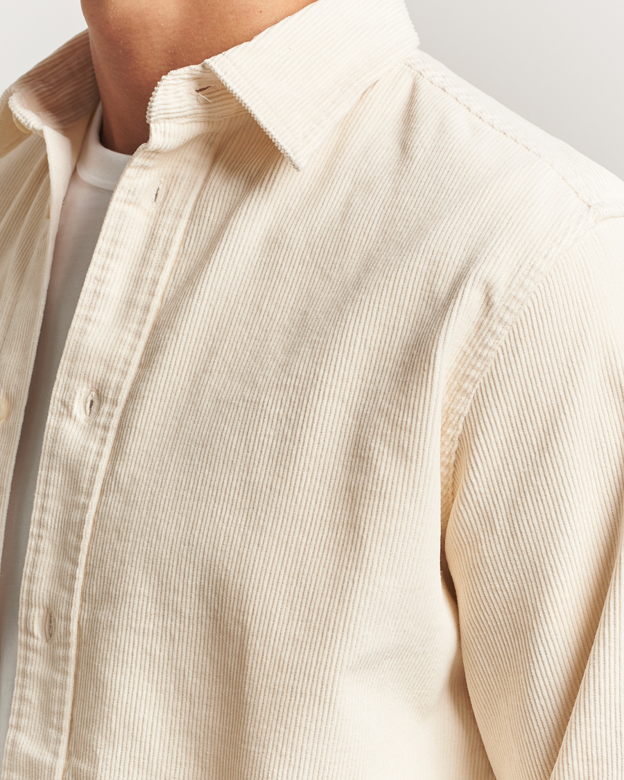 Herr | Skjortor | NN07 | Colby Corduroy Overshirt Ivory