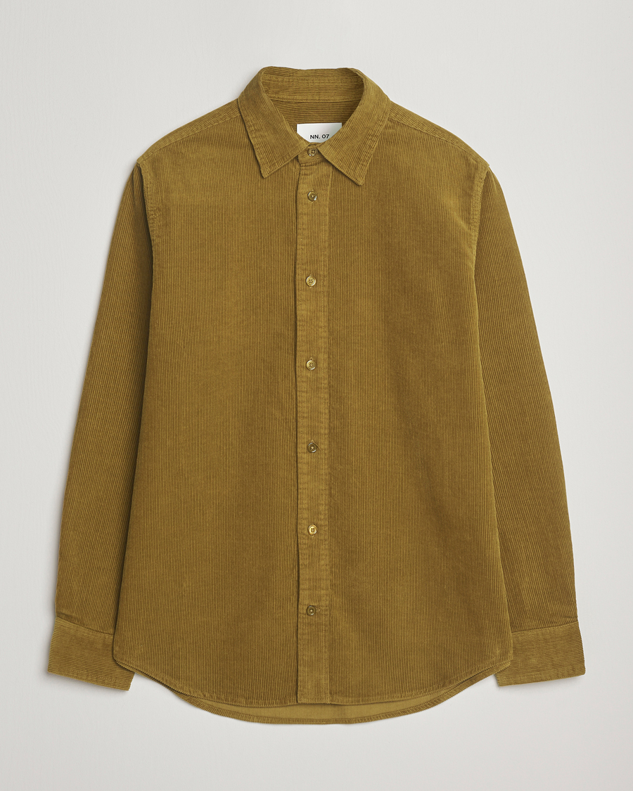 Herr | Skjortor | NN07 | Colby Corduroy Overshirt Firene Green