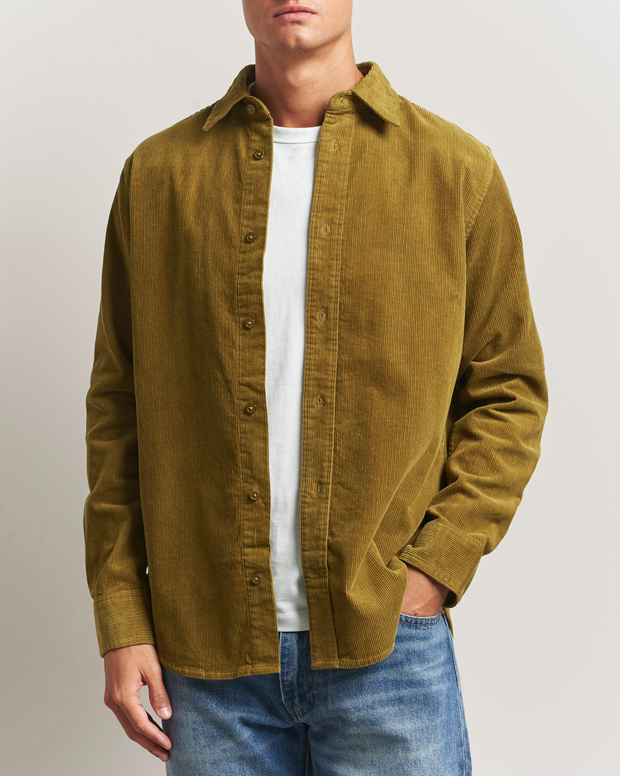Herr | Skjortor | NN07 | Colby Corduroy Overshirt Firene Green