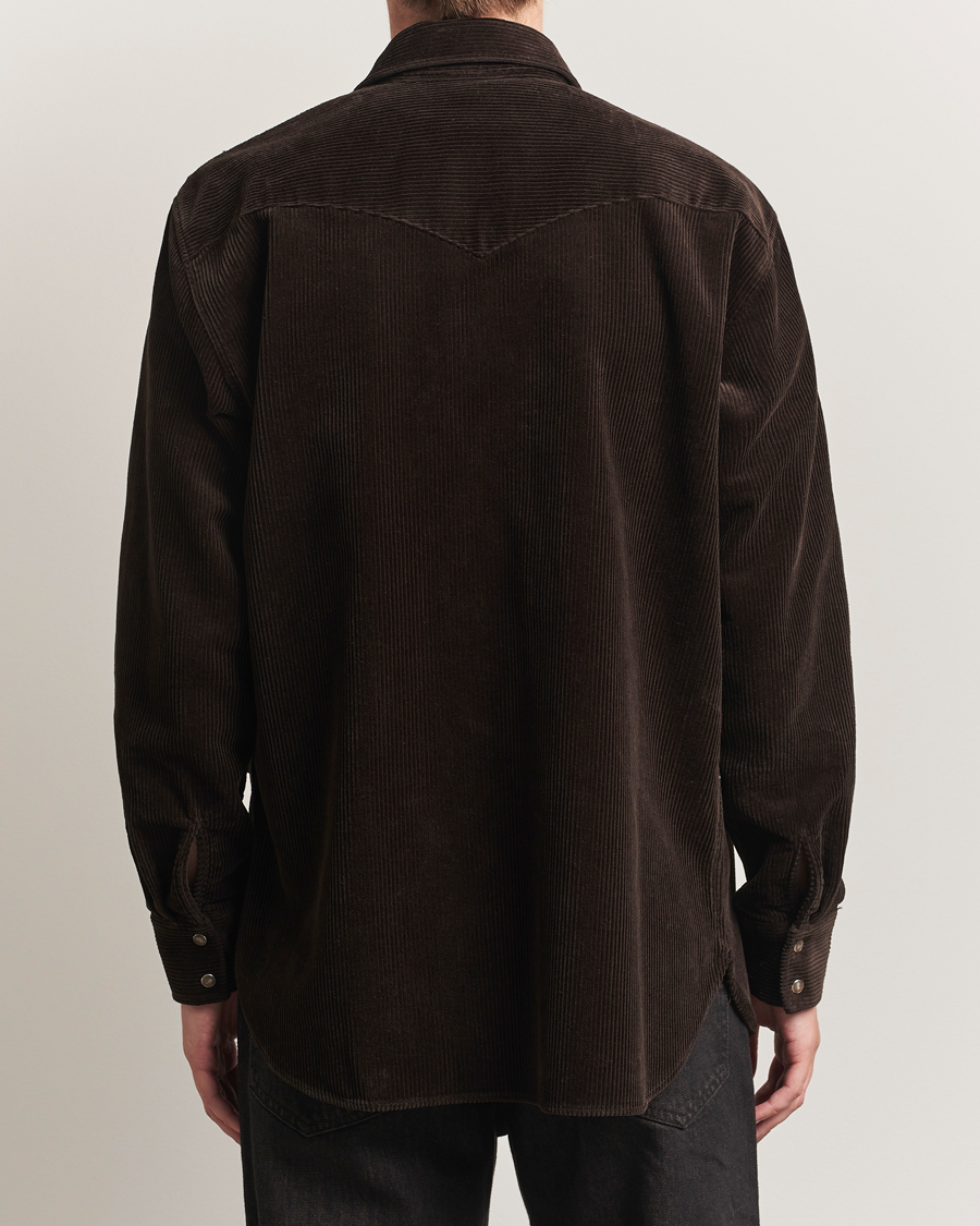Herr | Skjortor | NN07 | Ricky Corduroy Overshirt Demitasse Brown