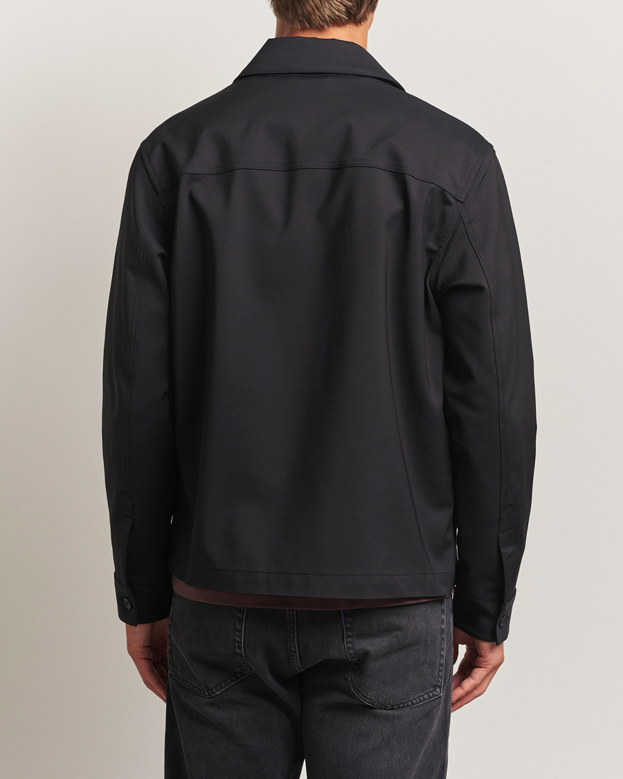 Herr | Skjortor | NN07 | Alban Technical Overshirt Black