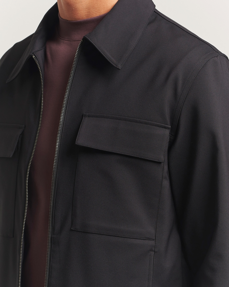 Herr | Skjortor | NN07 | Alban Technical Overshirt Black