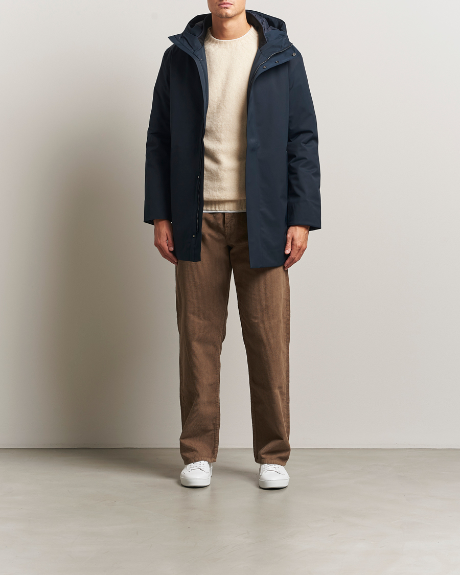 Herr | Jackor | NN07 | Blake Hooded Jacket Navy Blue