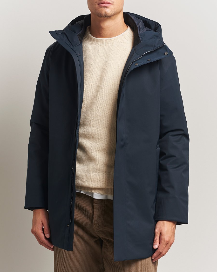 Herr | Jackor | NN07 | Blake Hooded Jacket Navy Blue