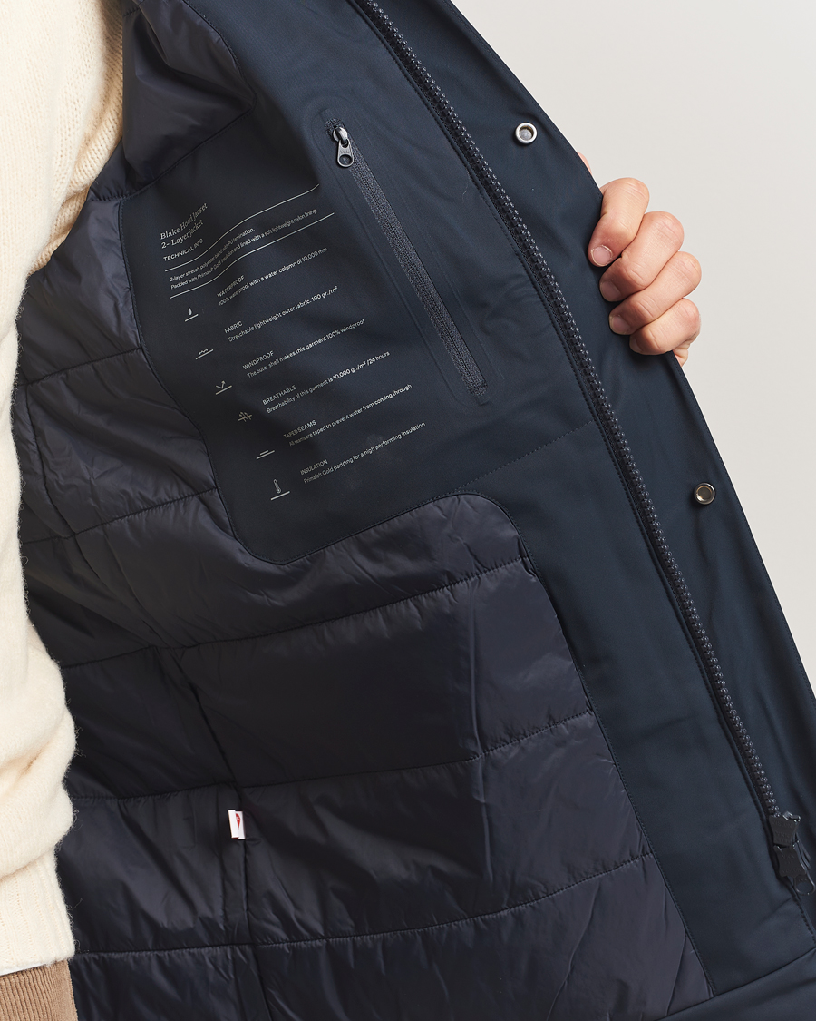 Herr | Jackor | NN07 | Blake Hooded Jacket Navy Blue