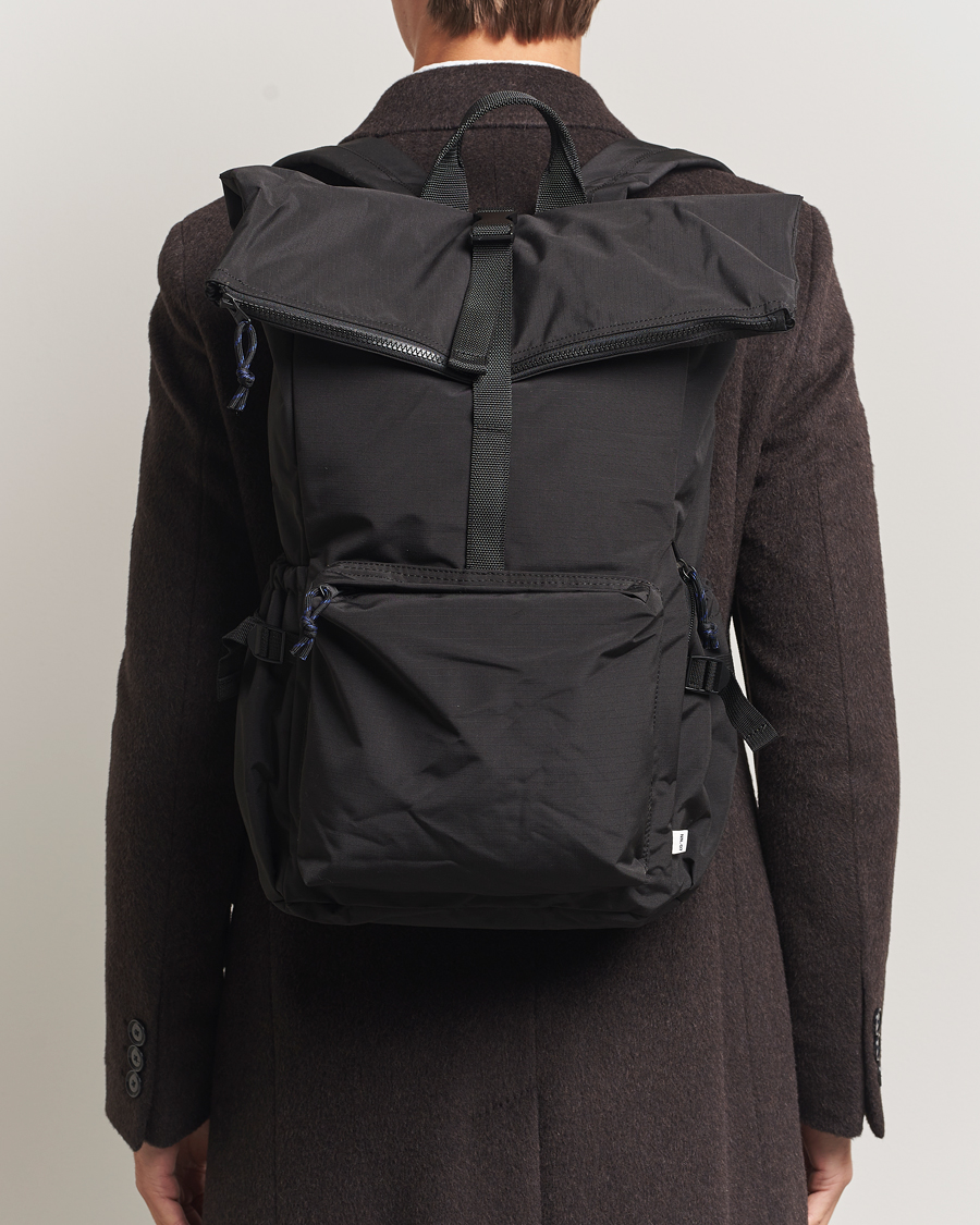 Herr | Väskor | NN07 | NN07Nylon Ripstop Rolltop BackpackBlack