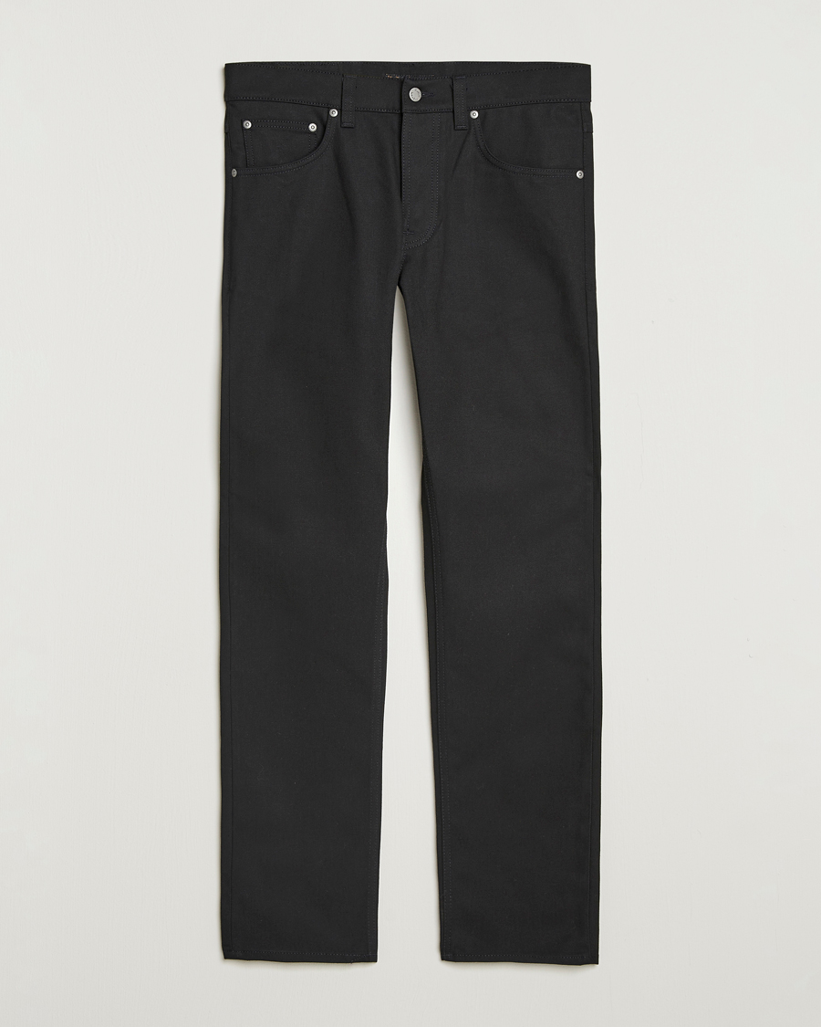 Herr | Jeans | Nudie Jeans | Solid Ollie Jeans Dry Pure Black