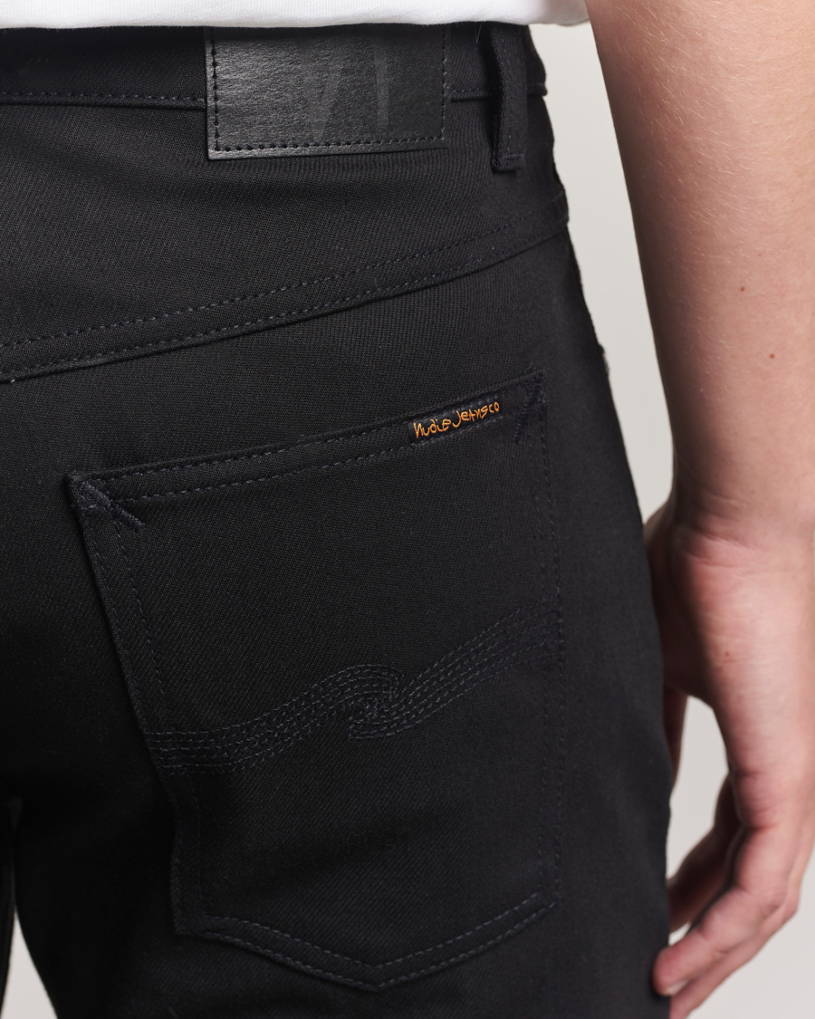 Herr | Jeans | Nudie Jeans | Solid Ollie Jeans Dry Pure Black