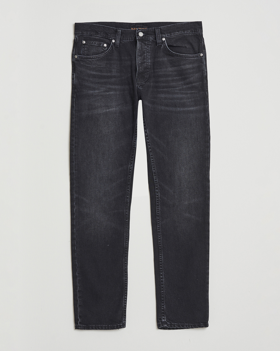 Herr | Jeans | Nudie Jeans | Solid Ollie Jeans Black Force