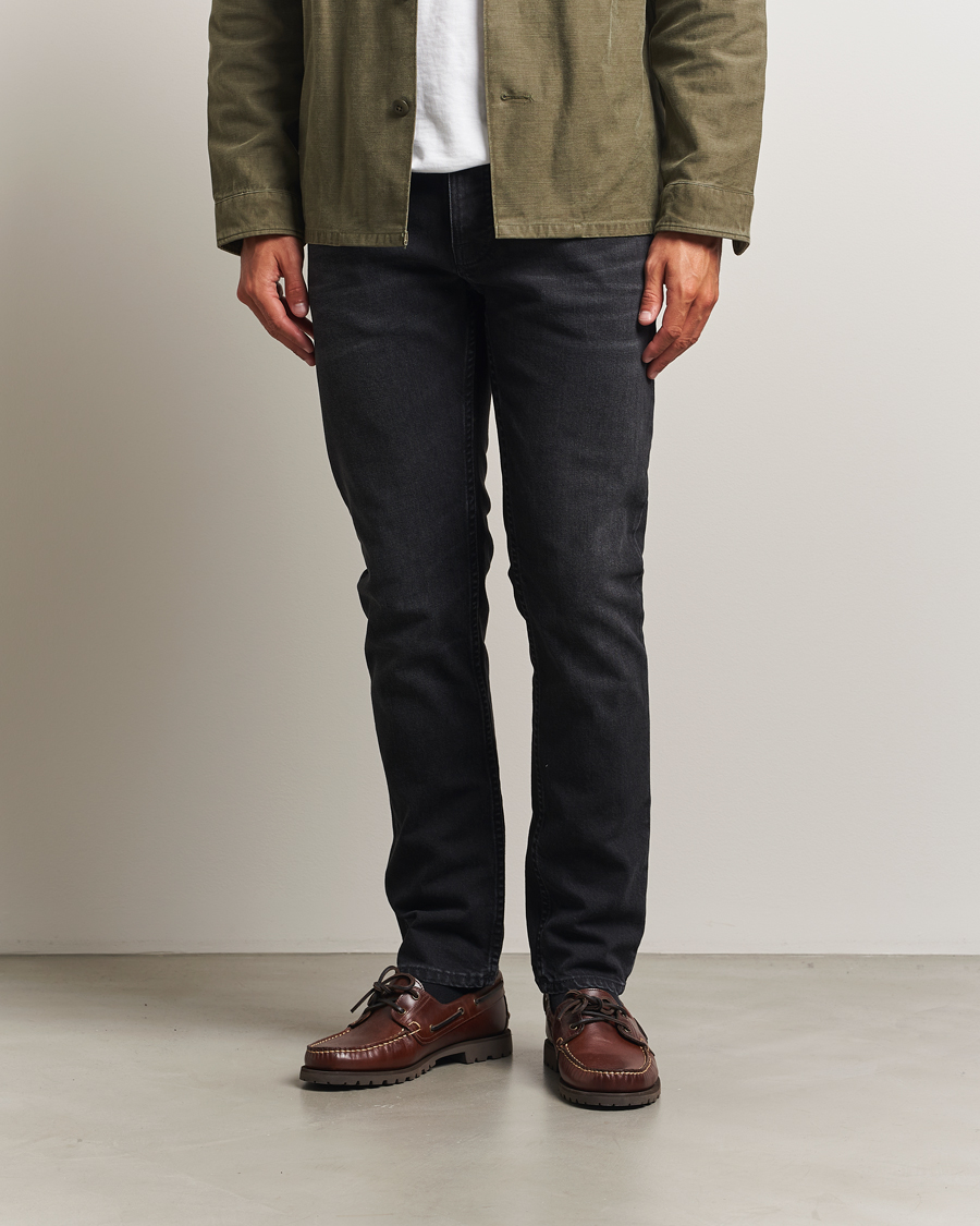 Herr | Jeans | Nudie Jeans | Solid Ollie Jeans Black Force