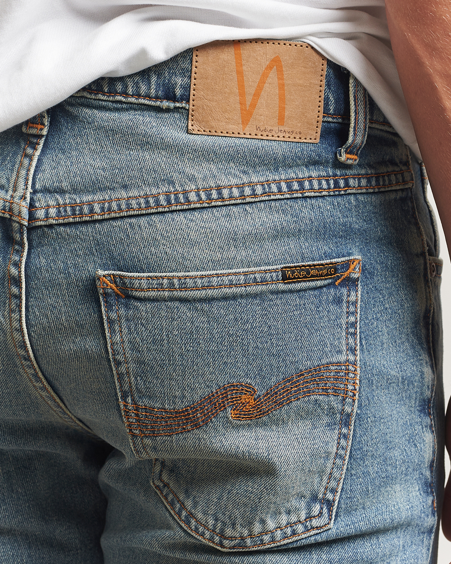 Herr | Jeans | Nudie Jeans | Solid Ollie Jeans Blue Clay