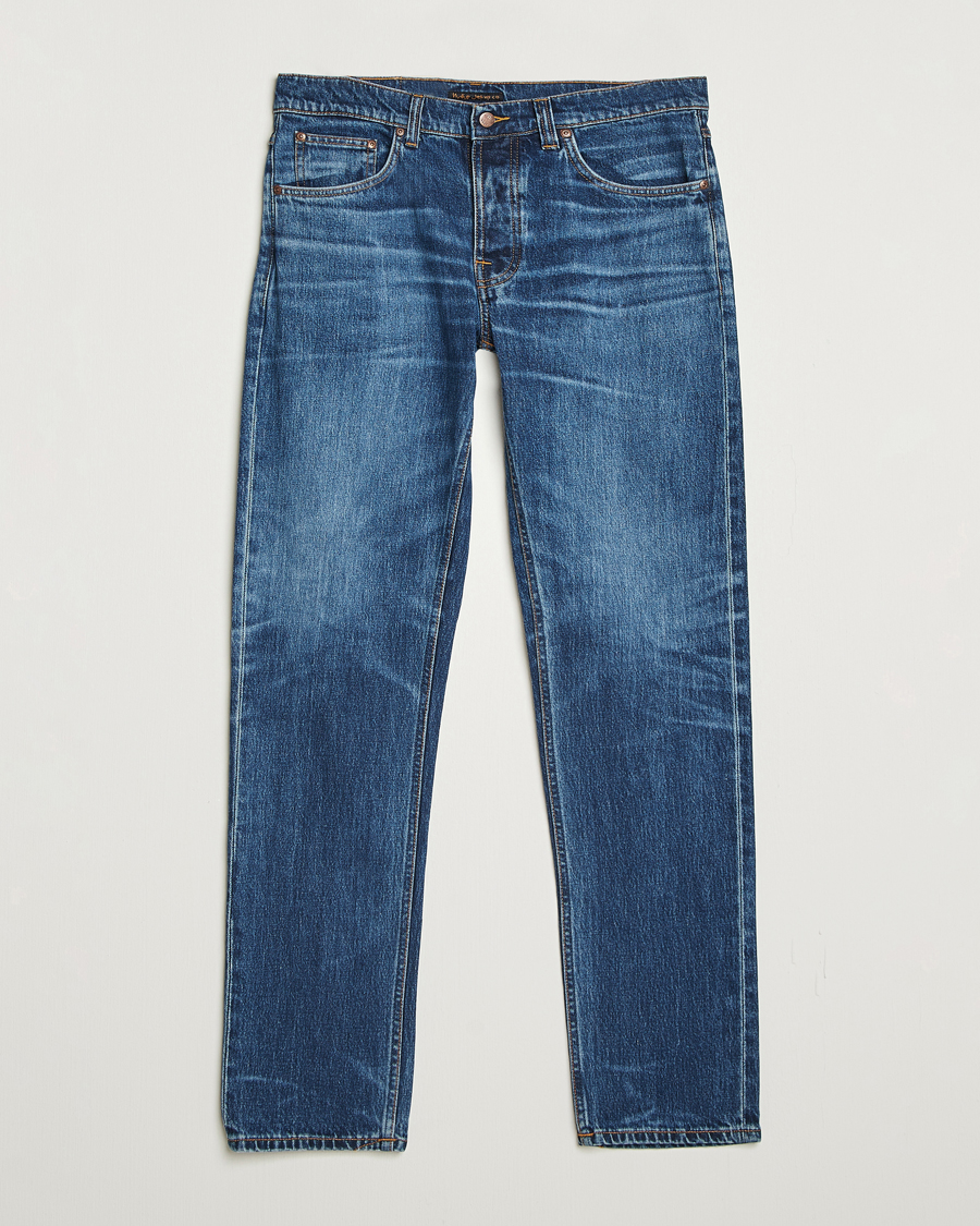 Herr | Byxor | Nudie Jeans | Solid Ollie Jeans Life Tracks