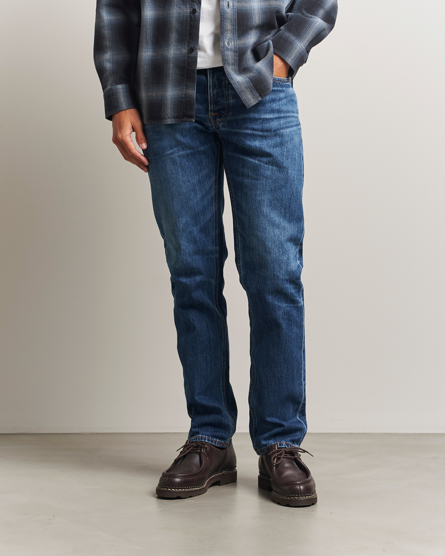 Herr | Byxor | Nudie Jeans | Solid Ollie Jeans Life Tracks