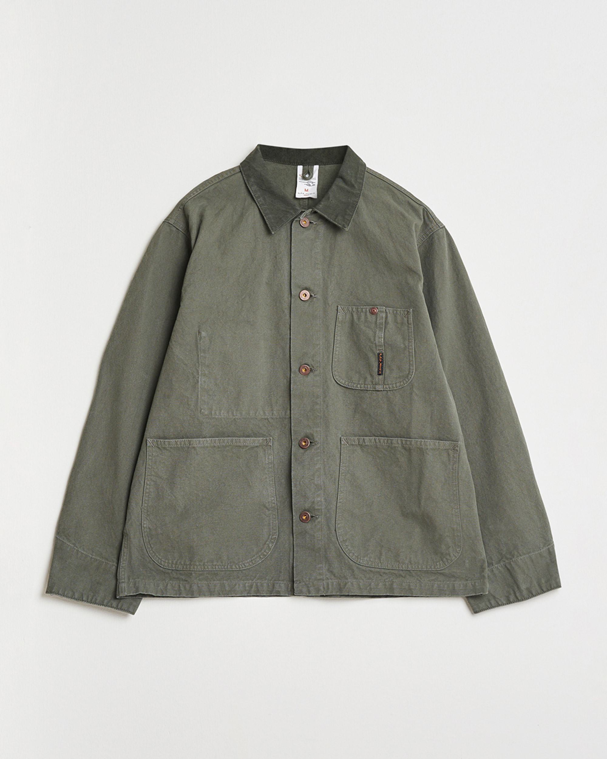 Herr | Skjortor | Nudie Jeans | Howie Duck Canvas Chore Jacket Green