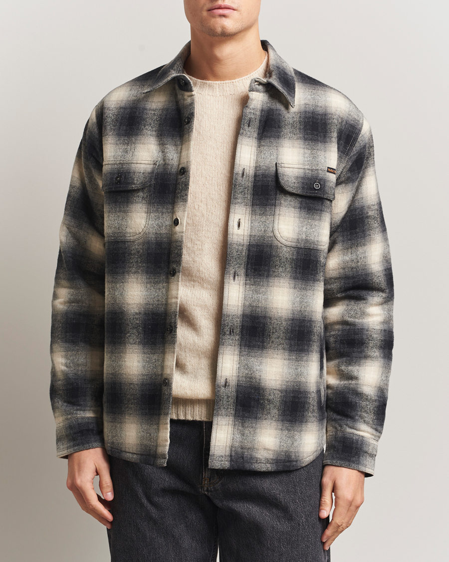 Herr | Skjortor | Nudie Jeans | Glenn Padded Checked Overshirt Black
