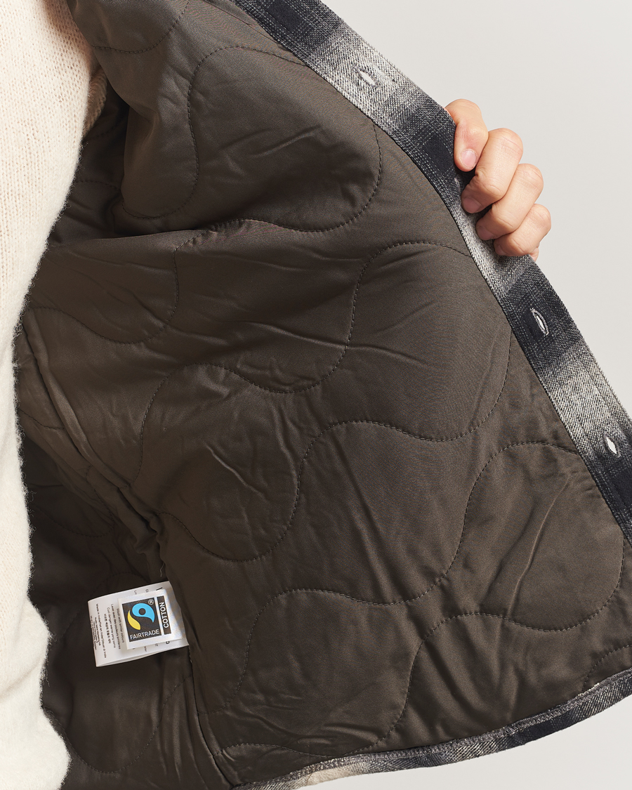 Herr | Skjortor | Nudie Jeans | Glenn Padded Checked Overshirt Black