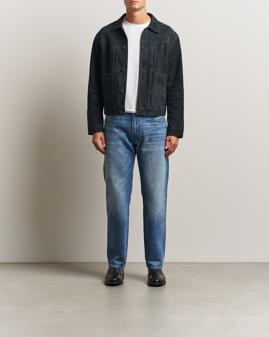Herr | Jackor | Nudie Jeans | Dante II Suede Jacket Navy