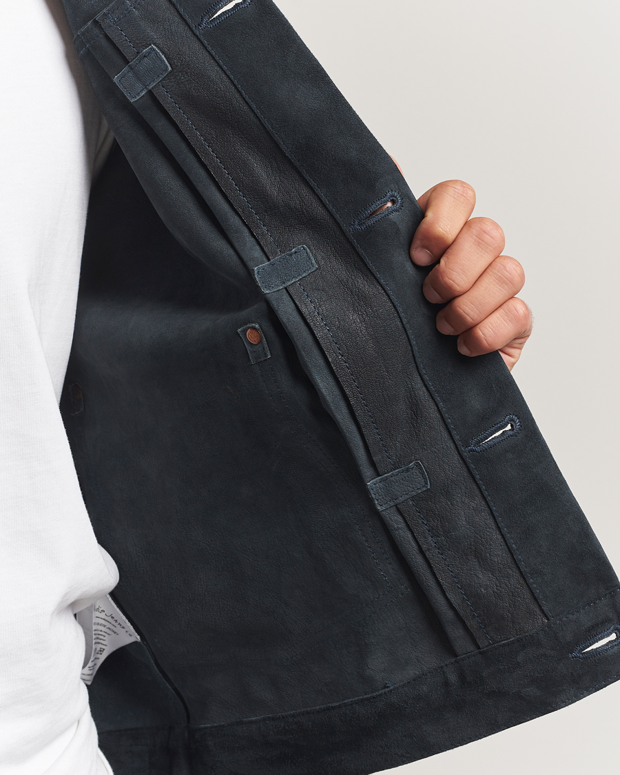 Herr | Jackor | Nudie Jeans | Dante II Suede Jacket Navy