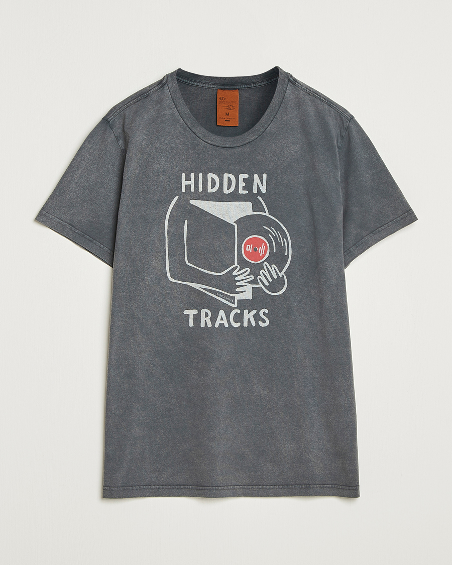 Herr | T-Shirts | Nudie Jeans | Roy Hidden Track T-Shirt Antracite