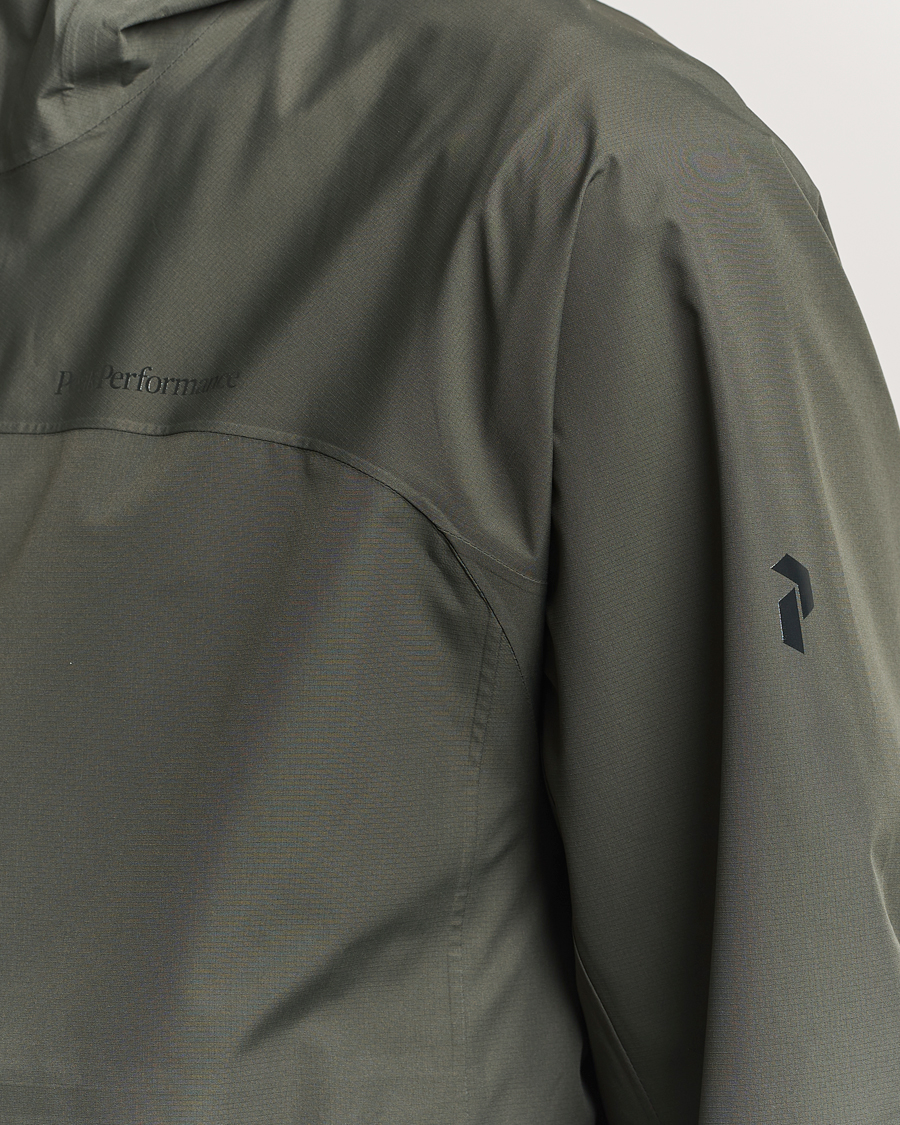 Herr | Jackor | Peak Performance | Treeline Shell Hooded Jacket Olive Extreme